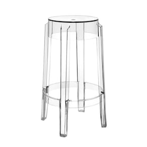 Banqueta Sophia 66 Cm Incolor Transparente Incolor