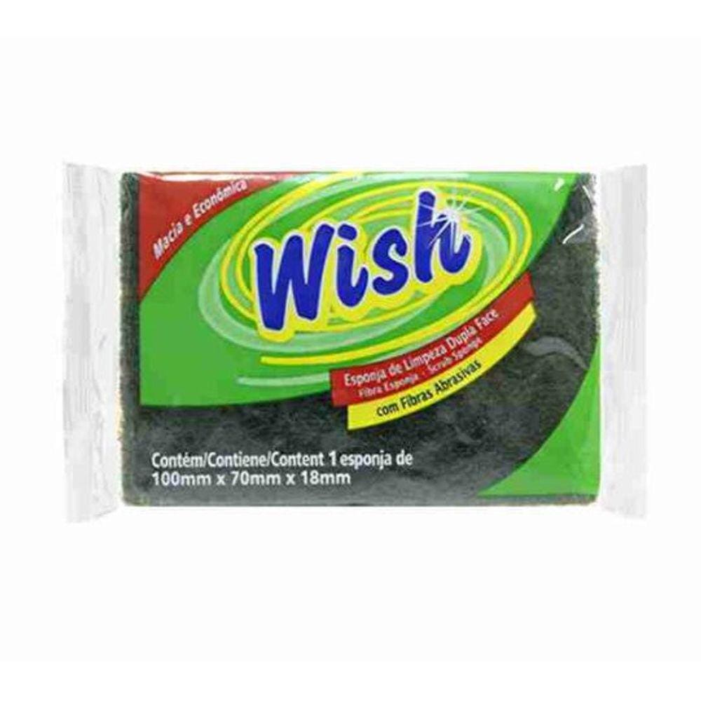 Esponja Dupla Face Wish Limppano
