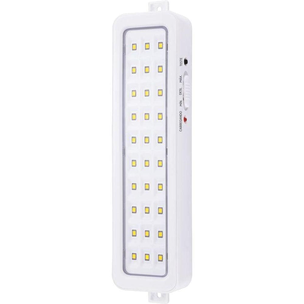 Lumiária Emergência 30 Leds 2W Bivolt - Elgin