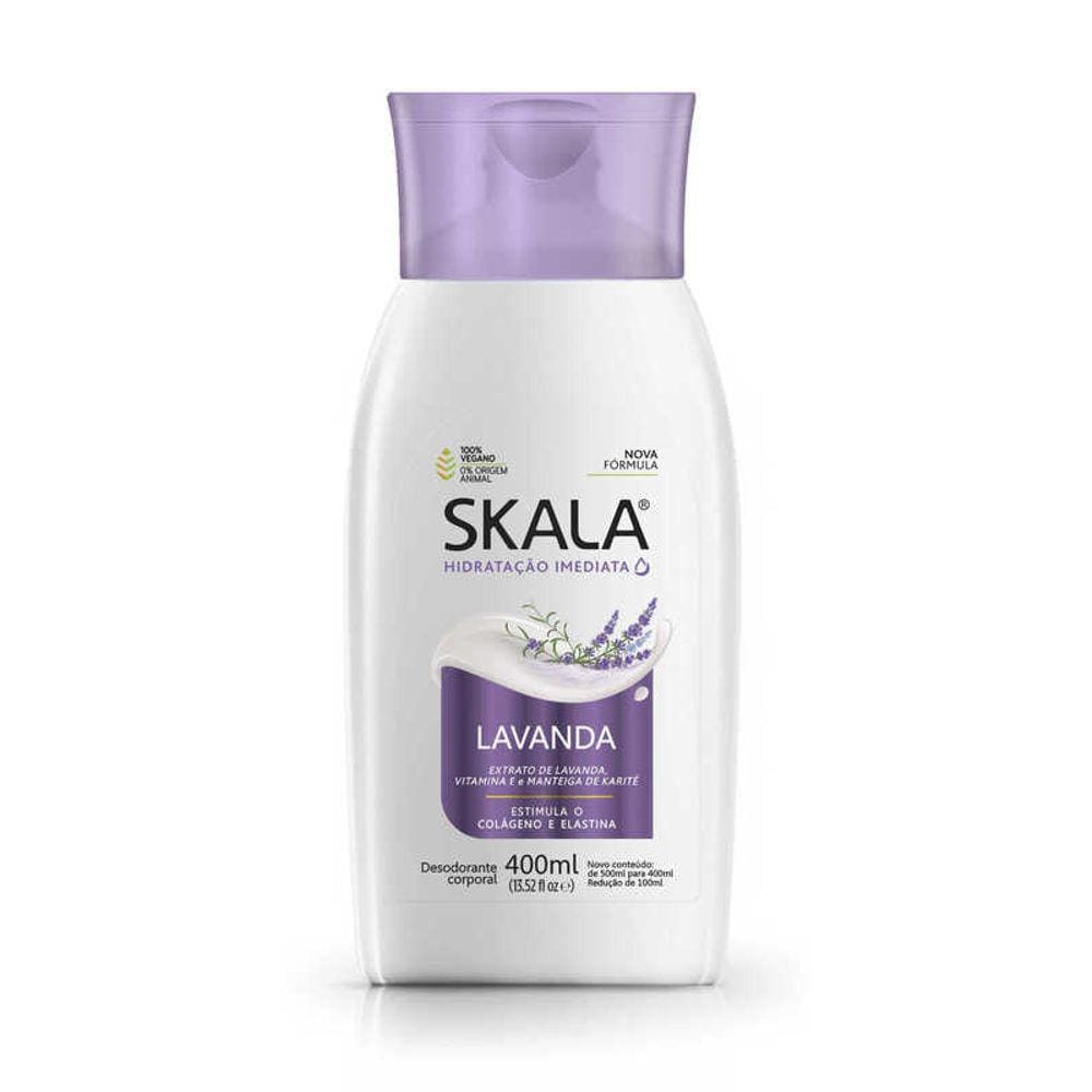 Creme Hidratante Lavanda 400Ml - Skala