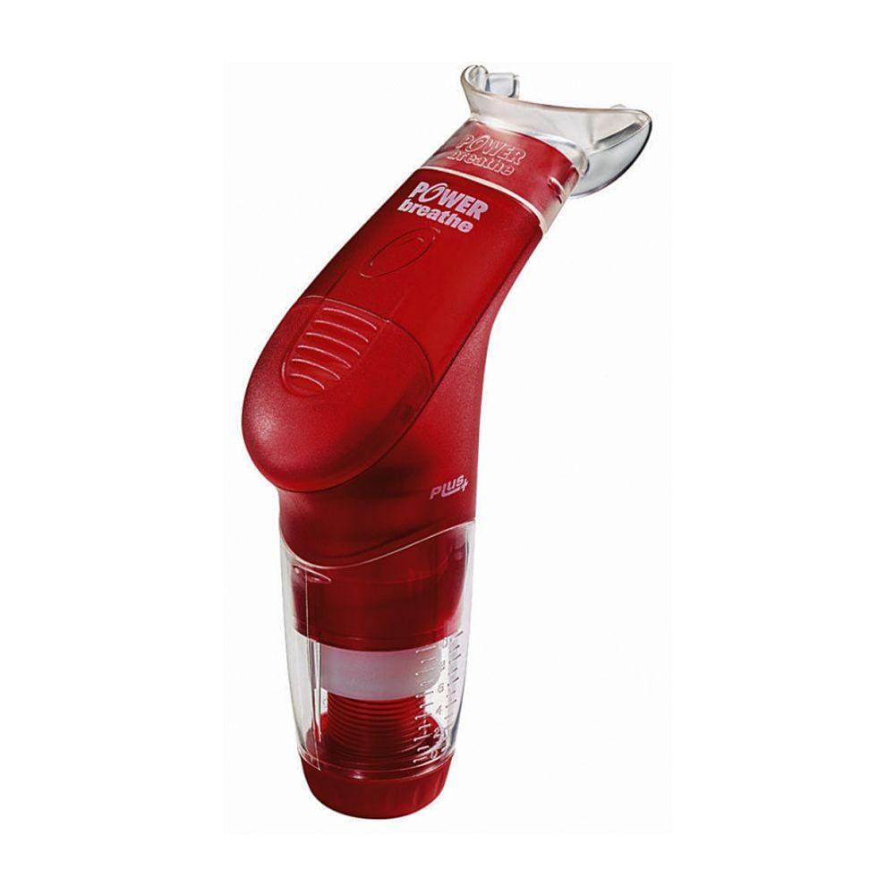 POWERbreathe Plus Vermelho Heavy Resistance - Power Breathe alta resistência - Indicado Atletas