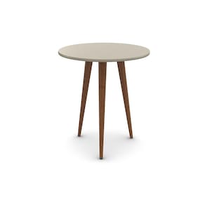 Mesa de Apoio/Canto Decorativa Retrô Skinny Off White