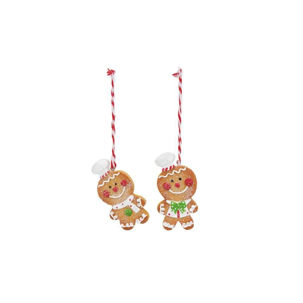 Enfeite Natal Ginger Bread 8x04x01cm C/2 1027218