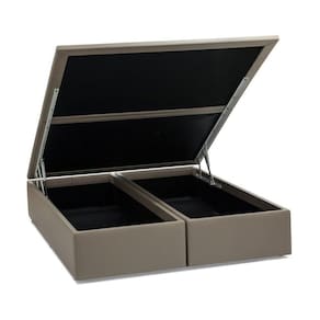 Base Baú Bege Super King (193X203X39) - Ortobom
