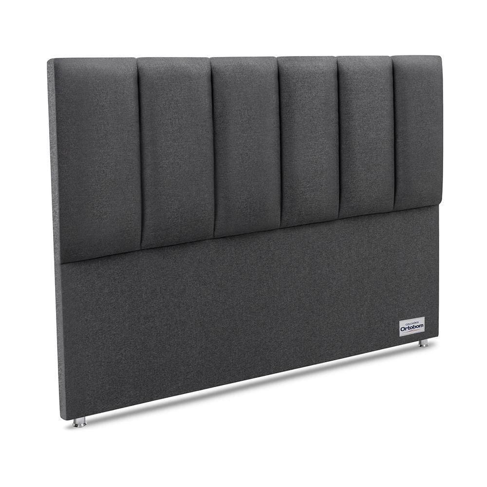 Cabeceira South Linho Cinza Queen 11x160x125 Linho