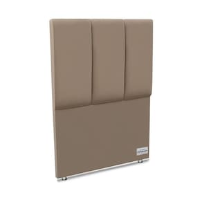 Cabeceira South Veluto Bege Solteiro 11x90x125 Camurça
