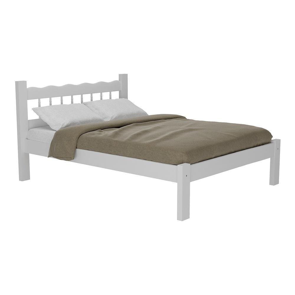 Cama Casal Para Colchão 128/138X188Cm Capri Cr4140 Branca