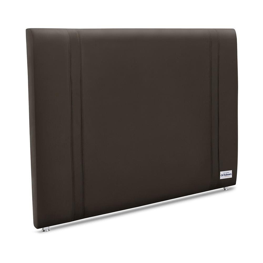 Cabeceira Tamisa Veluto Marrom Queen 8x160x125 Camurça