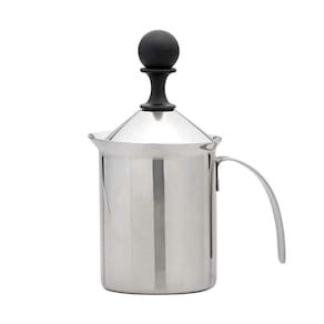 Espumador Manual De Leite Em Aço Inox 400 Ml Oxford