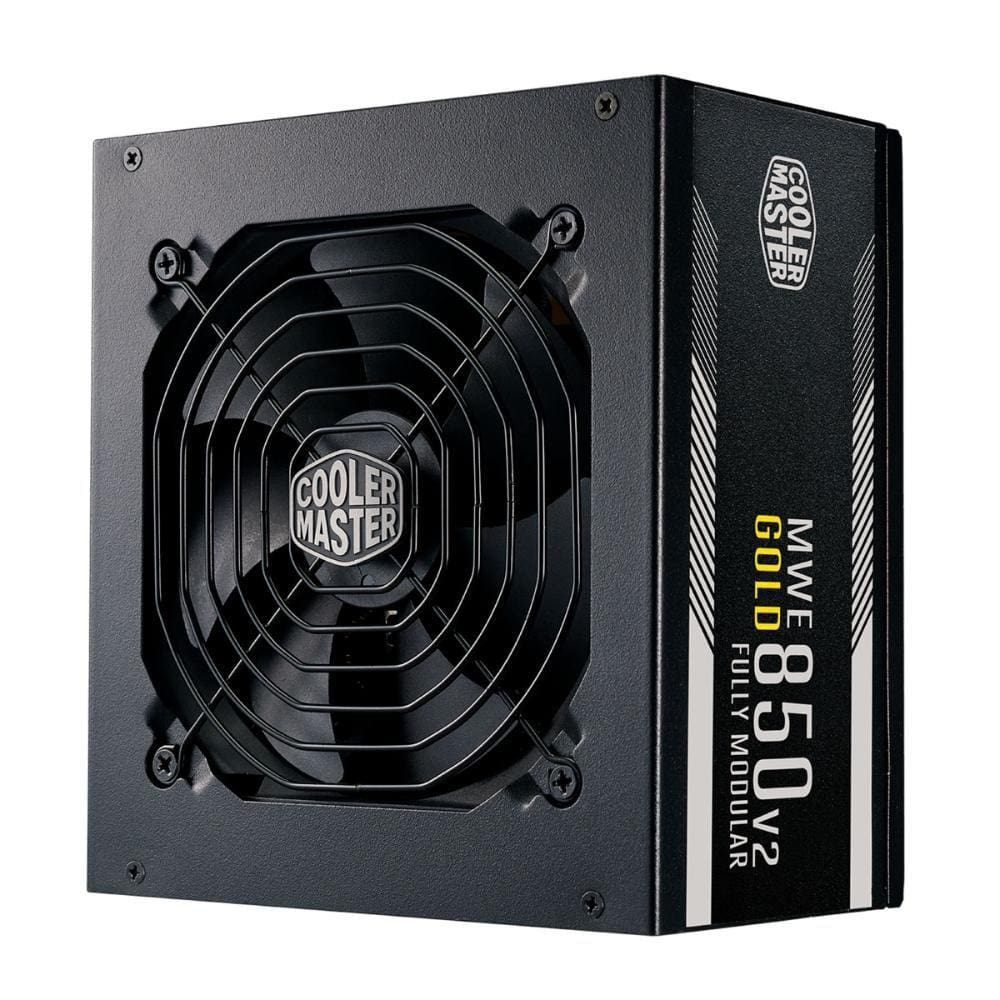 Fonte 850W Cooler Master MWE - PFC Ativo - Eficiência 90% - 80 PLUS® Gold - MPE-8501-ACAAG-WO