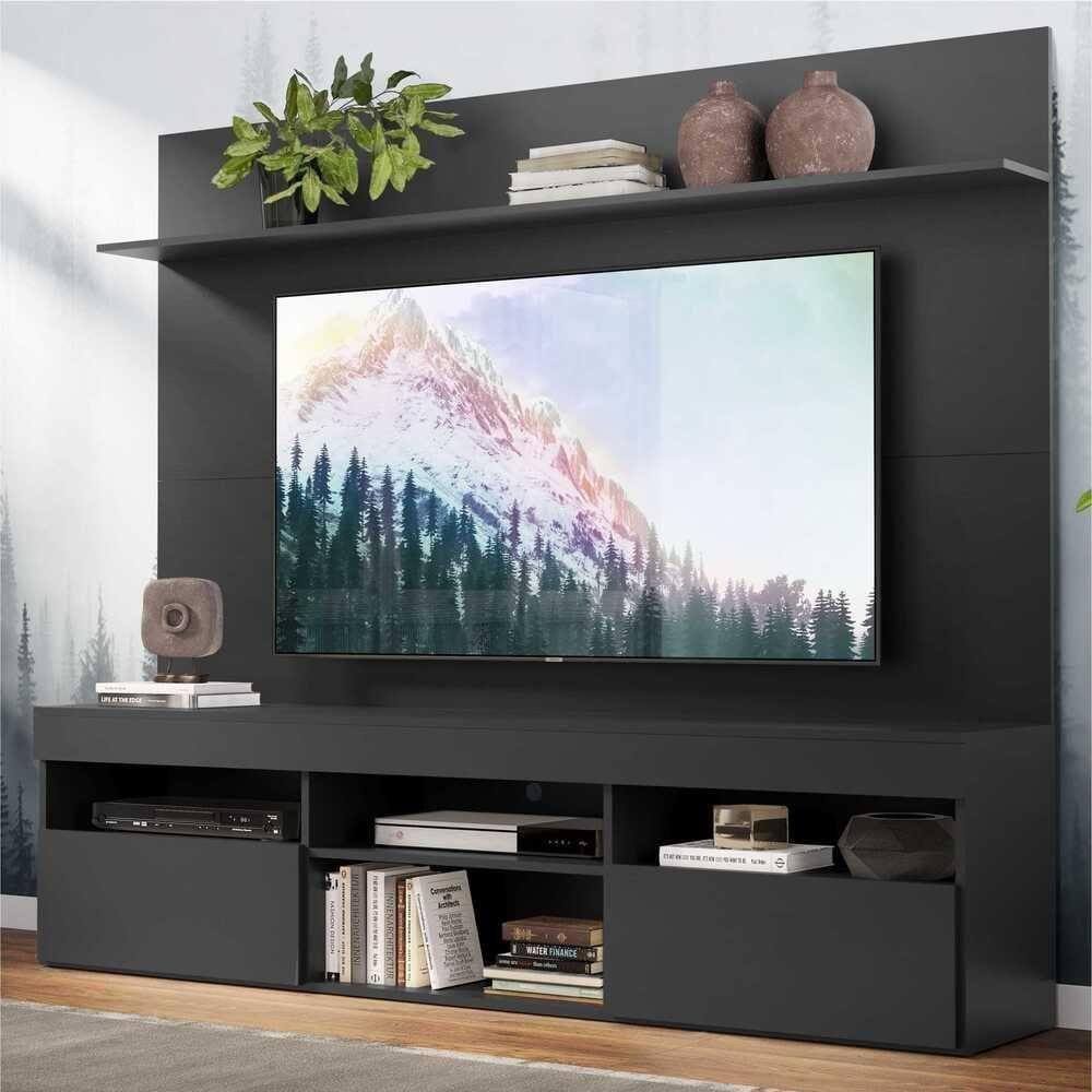 Rack Com Painel Para Tv Até 65´´ Madri Fg3365 Preto