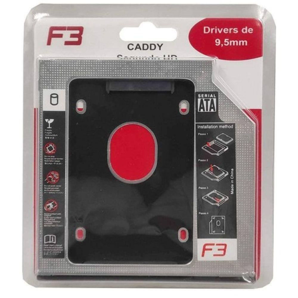 Adaptador Caddy Dvd Para Hd 2 5 9 5mm F Cy02 F3