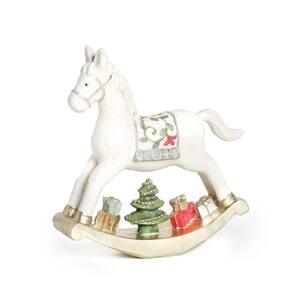 Cavalo De Balanço Resina C/presente 13x12x3cm 1209275