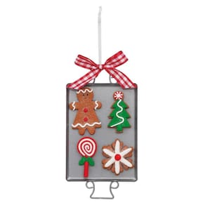 Enfeite Natal Pendurar Cerâmica Forma Biscoitos 1017754