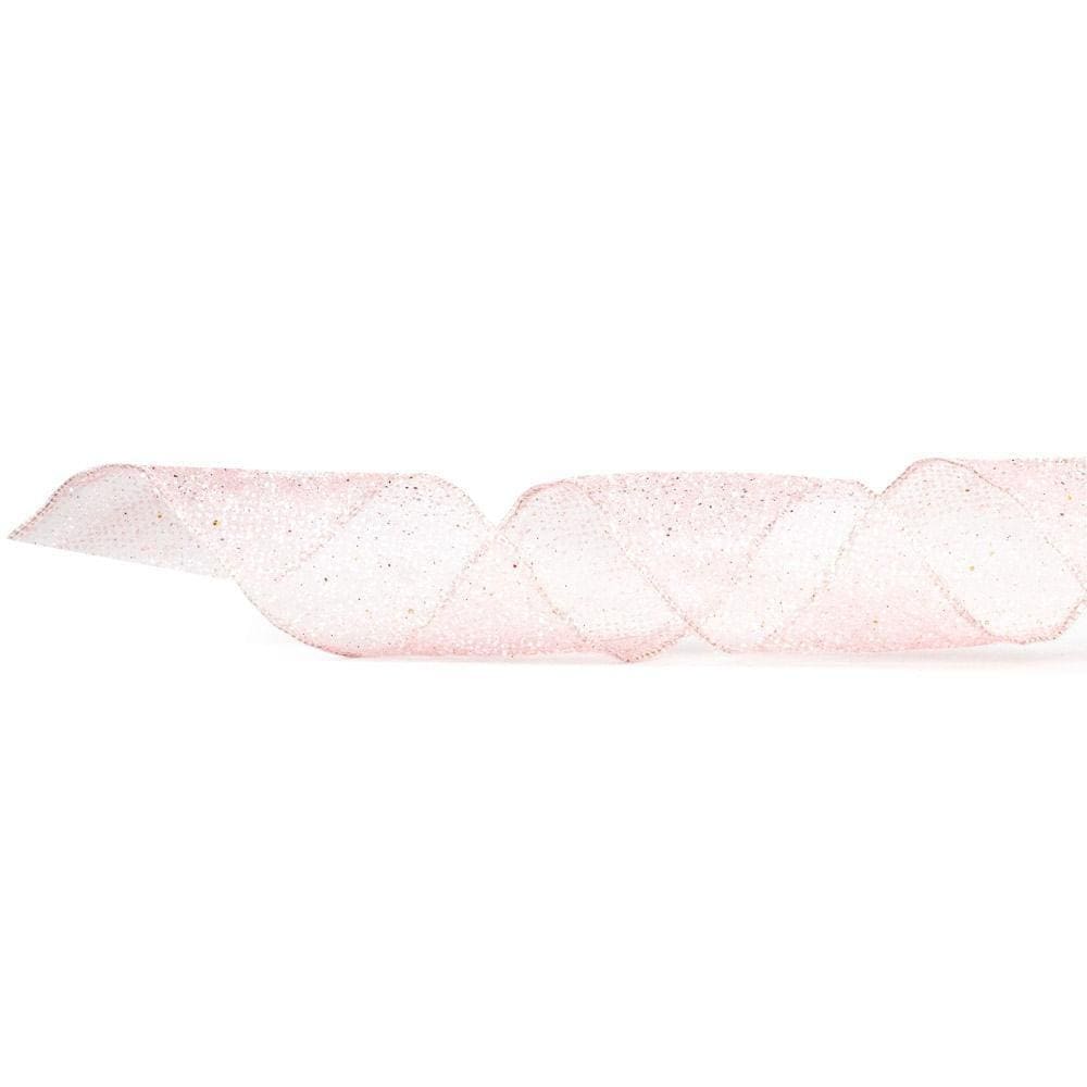 Fita Natalina Rosa Velh/glitt 1un 6,30cmx9,14mts 1021000