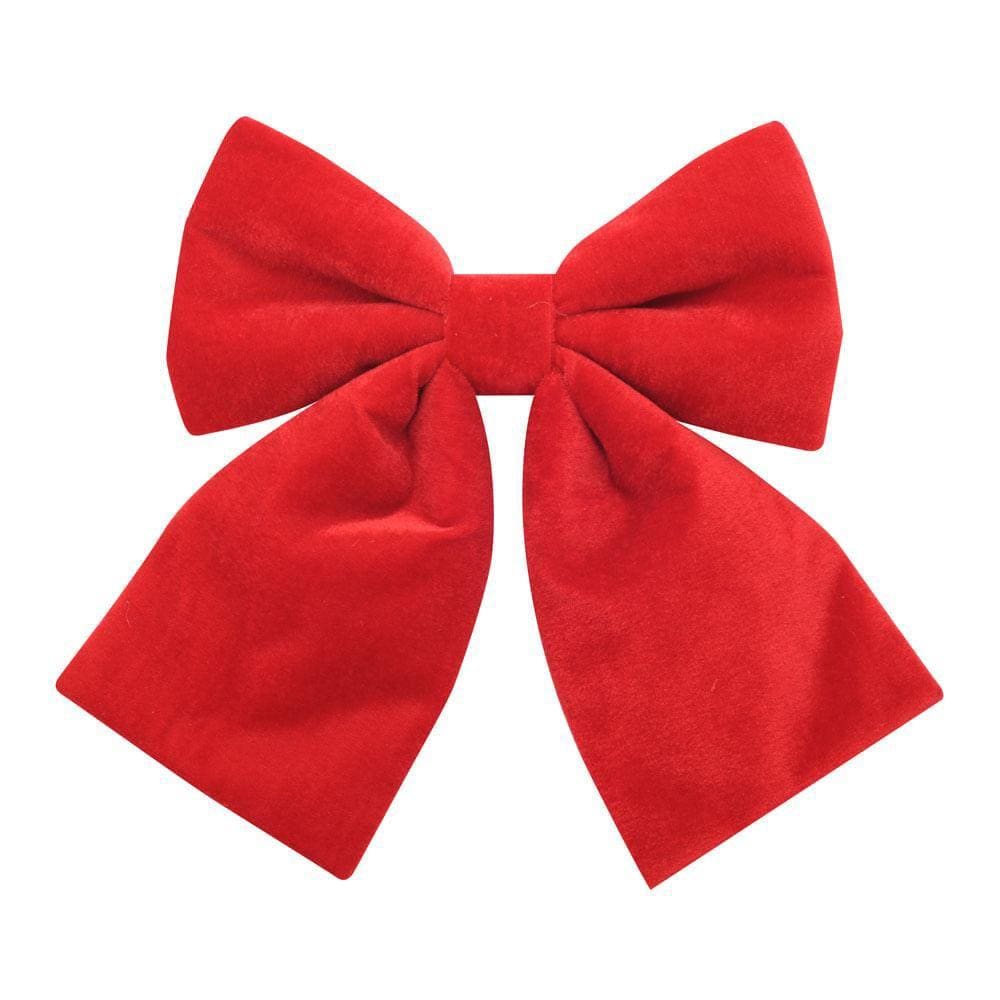 Laço Pronto Tradicional Veludo Vermelho 30x36 1020982