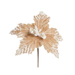 Poinsetia Natalina De Juta Nevada 1un 20x12x12cm 1920790