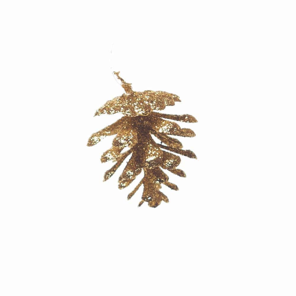Pinhas Natalina Ouro/glitter 1un 4x4x4cm 1351421