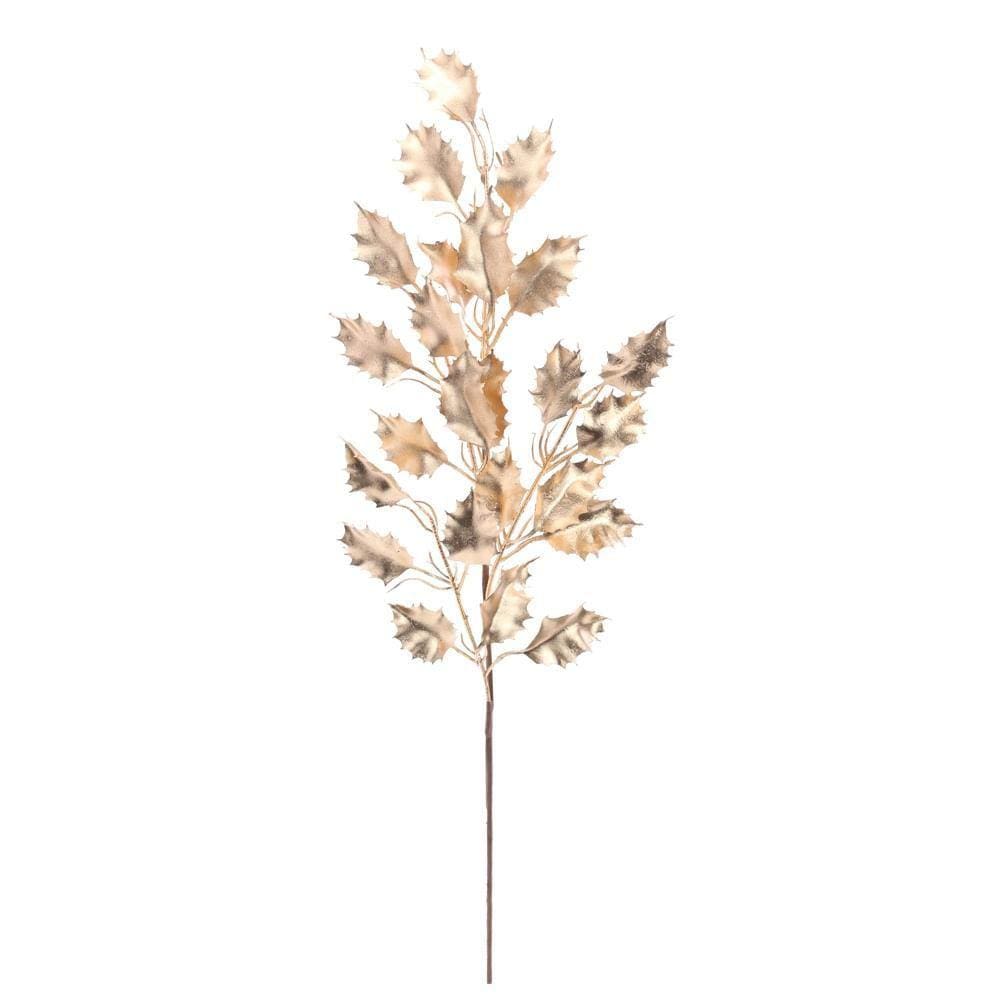 Pick Folha Natalino Dourado 1un 62x12x2cm 1101832