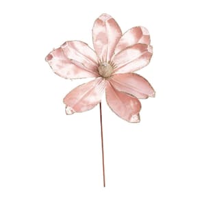 Flor Natalina Magnolia Rose Gold 1un 30x20x20cm 1102753