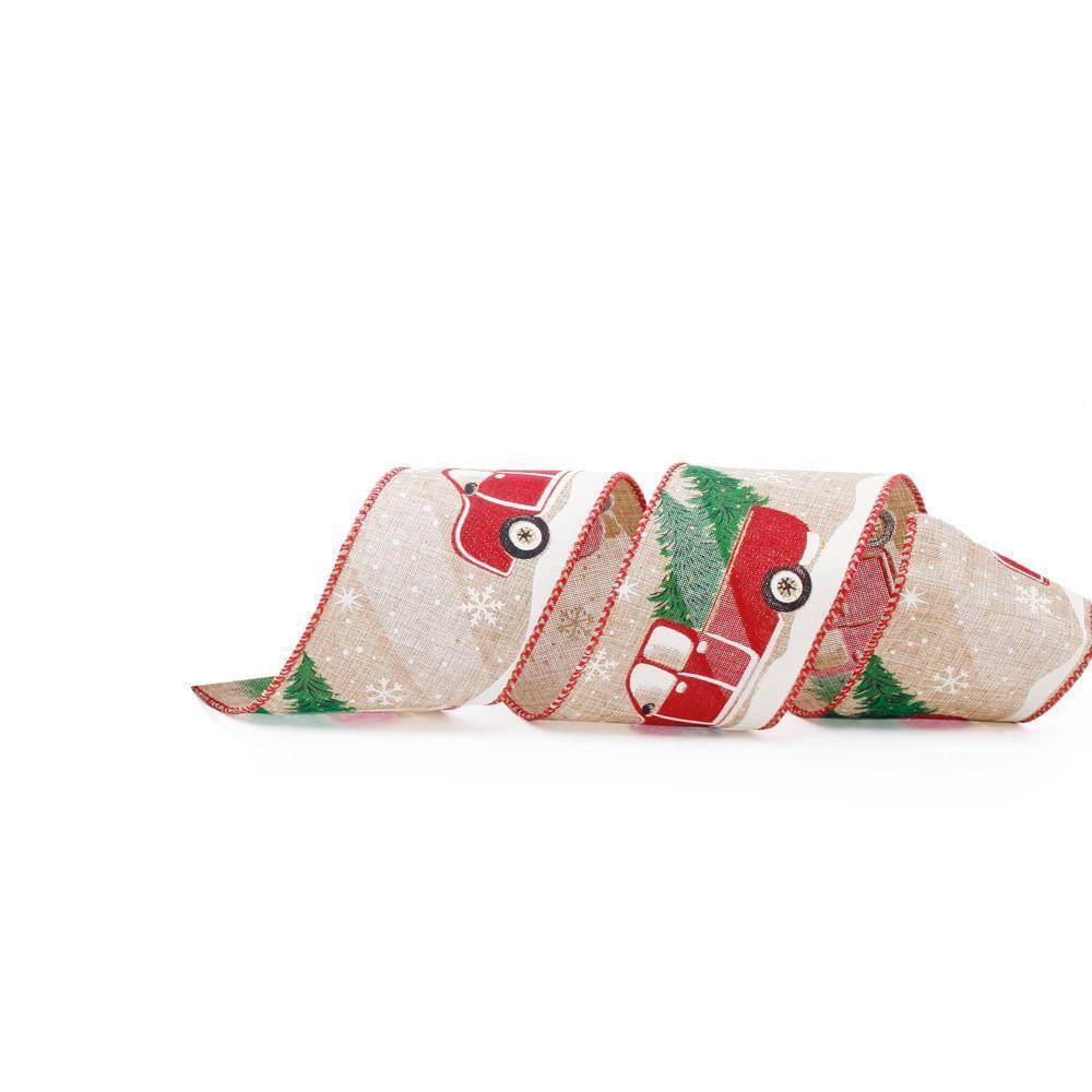 Fita Natalina Cru C/trem Vrm 1un 6,30cmx9,14mts 1206933
