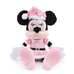 Minnie Em Pelúcia Vestido Poá Rosa 30x28x14 1105249