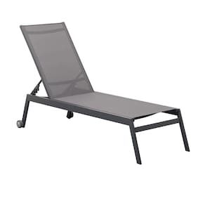 Espreguiçadeira Chaise Itaguá Rivatti Grafite
