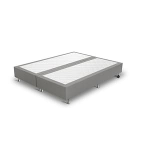 Base Box King 193x203x25cm Jacquard Liso Prorelax Cinza