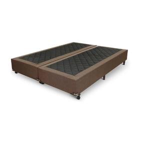 Base Box King 193x203x25cm Linho Prorelax Marrom