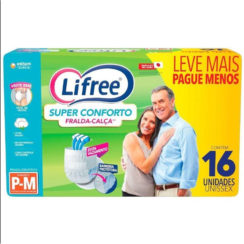 Fralda Pants Lifree P/M C/16