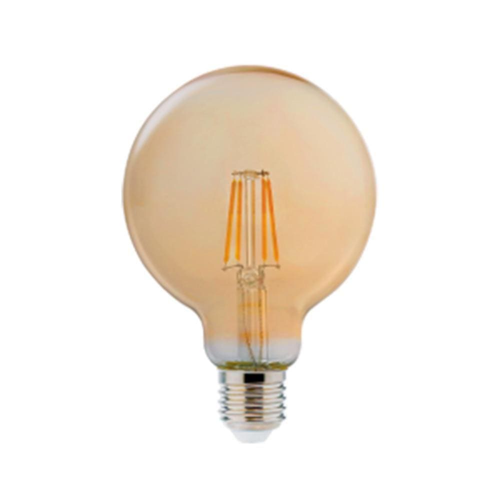 Lâmpada Avant Led Globo Retrô G95 Ambar Bivolt 4W