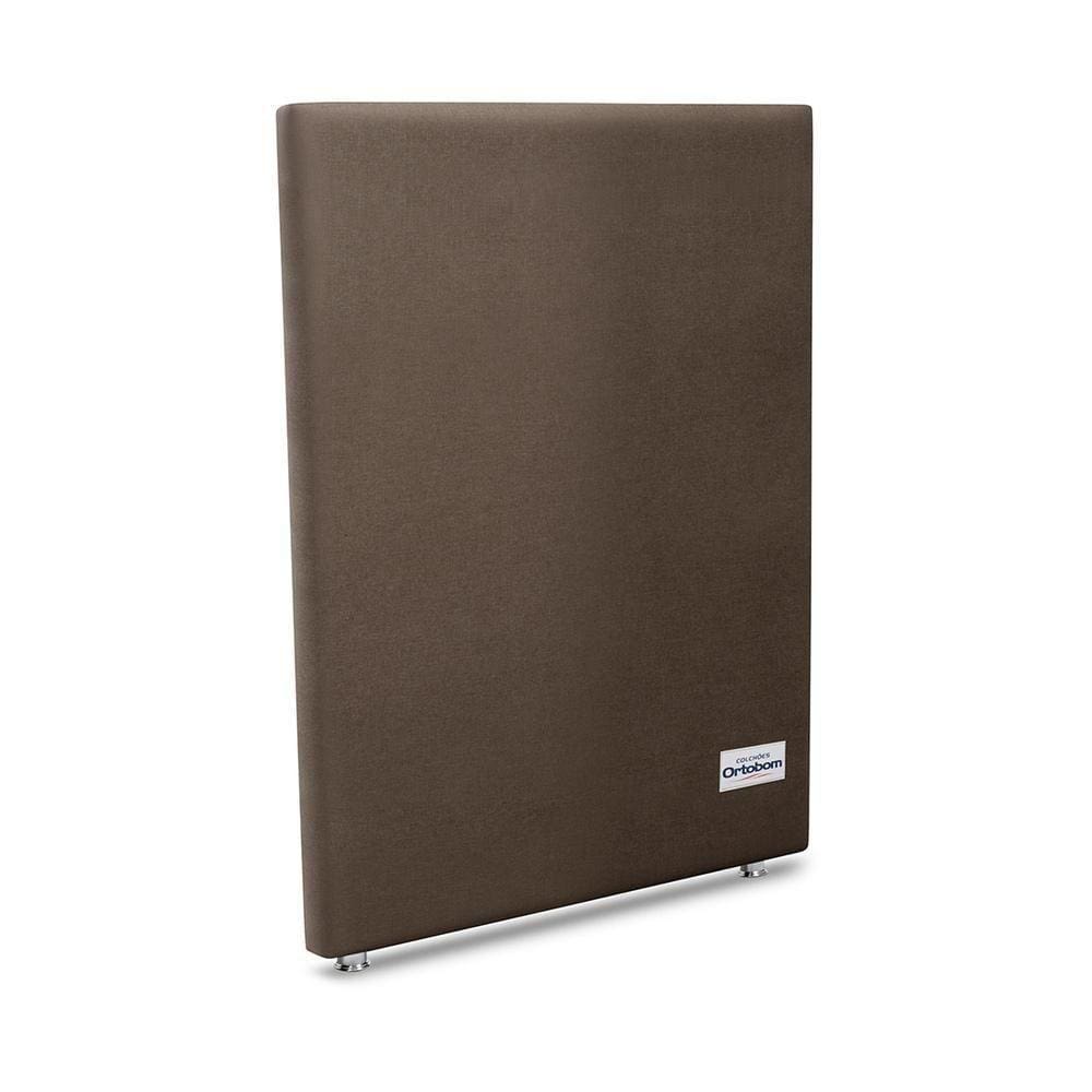 Cabeceira Sena Linho Marrom Solteiro 12x90x125 Linho