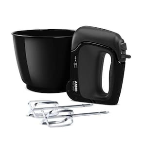 Batedeira 400w 4 Velocidades 2 Tigelas Mini Chef Hm11 Arno Preto 110v