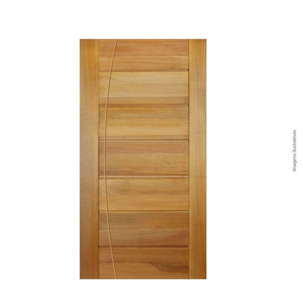 Folha de Porta 210x122cm Tauari BBB Frisada Mapaf Marrom