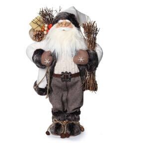 Enfeite Papai Noel Decorativo Rústico 1un 45x28x20cm 1715968