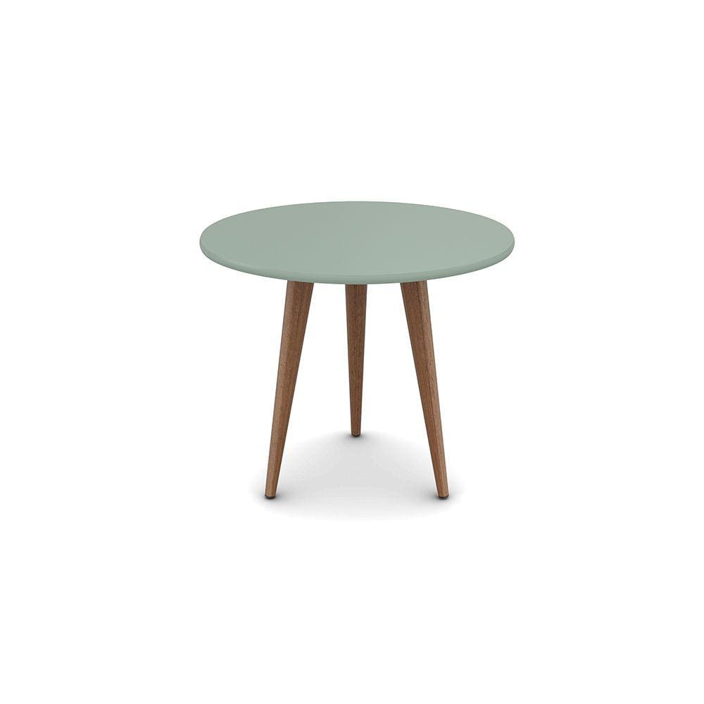 Mesa Lateral Decorativa Retrô Skinny Verde Patrimar