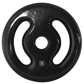 Anilha Ferro Fundido Emborrachada Academia 5,0 Kg