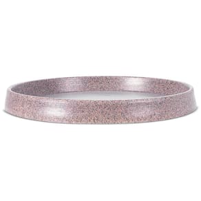 Prato para Vaso de Planta Redondo Pedra 24cm Afort