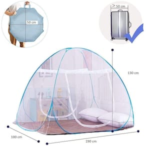 Mosquiteiro Tenda Cama Solteiro Dobrável Pratico E Portátil