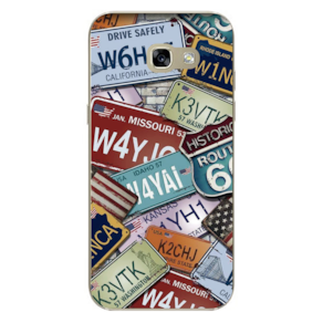 Capa Case Capinha Samsung Galaxy A5 2017 Masculina Placas Antigas