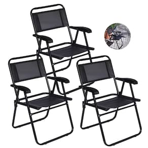 Kit 3 Cadeira Aço Reforçada Até 120Kg Para Praia Camping Piscina Master - Mor
