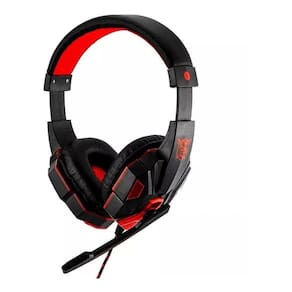 Headset Exbom Gamer Ps4 Fone de Ouvido Com Microfone Preto