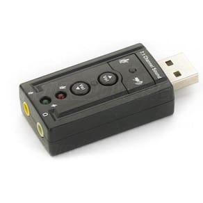 Adaptador De Som Usb 2.0 Externo 7.1 Canais Usom-10 Exbom