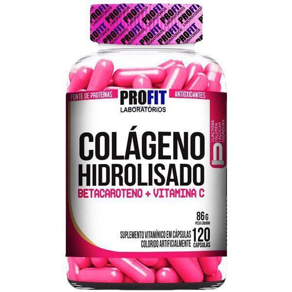 Colageno Hidrolisado Com Betacaroteno - 150 Cáps - Profit