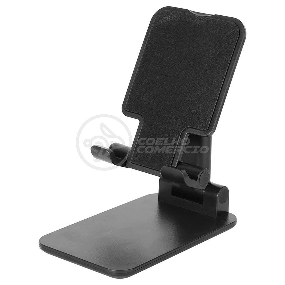 Kit 2 Suporte de Mesa Universal para Celular Apoio Ajustável Articulado Smartphone Compacto Portátil