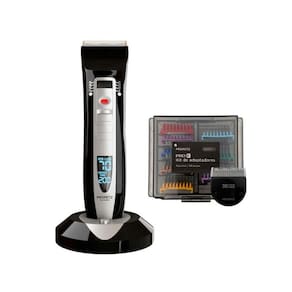 Kit Máquina de Tosa PRO6 Preta + Adaptadores + Lâmina Nº 30 Propetz