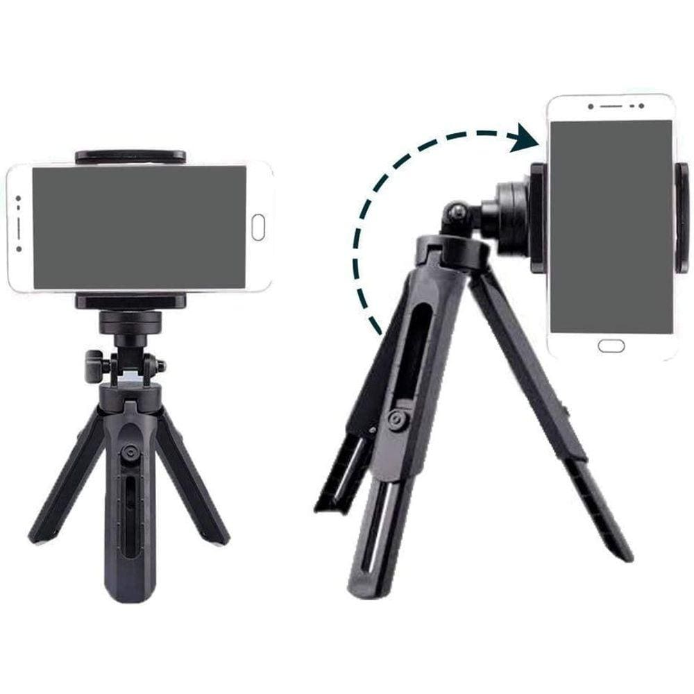 Mini Tripé De Mesa Com Suporte Para Celular Modelo: T-S007