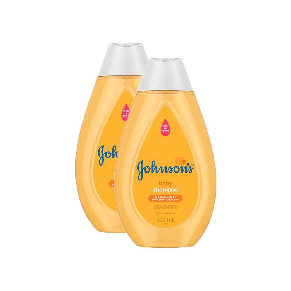 Kit 2 Shampoos Johnson`s Baby Regular 400ml