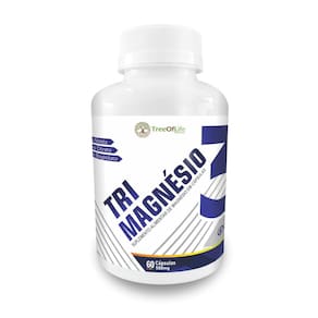 Tri Magnésio Malato Citrato E Bisglicitato 60 Cápsulas 500Mg