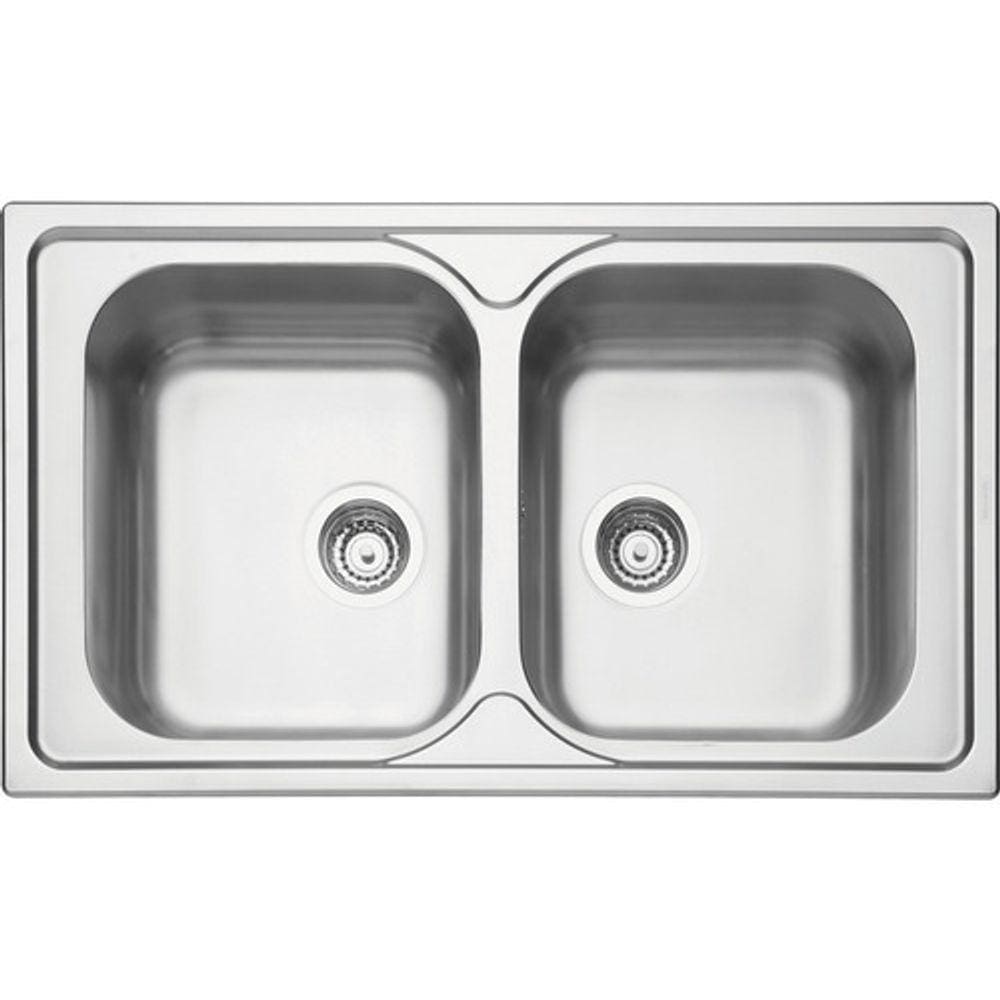 Cuba Sobrepor Tramontina Marea 2c 34aço Inox Acetinado 86x50